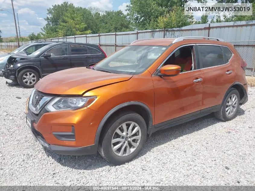 2018 Nissan Rogue Sv VIN: JN8AT2MV8JW353019 Lot: 40097544