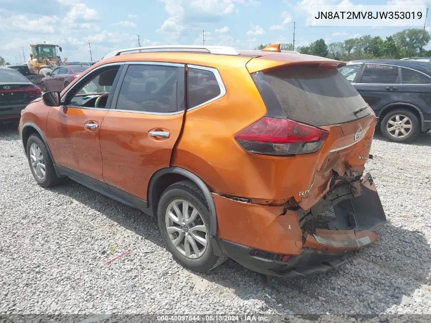 2018 Nissan Rogue Sv VIN: JN8AT2MV8JW353019 Lot: 40097544