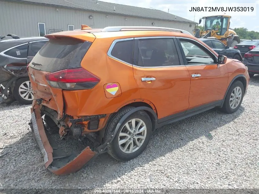 2018 Nissan Rogue Sv VIN: JN8AT2MV8JW353019 Lot: 40097544