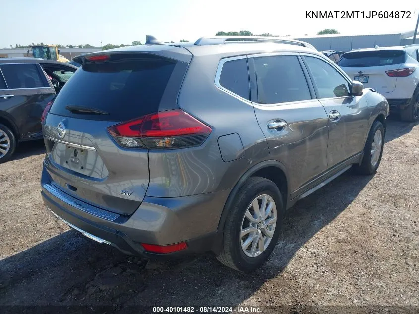 KNMAT2MT1JP604872 2018 Nissan Rogue S/Sv