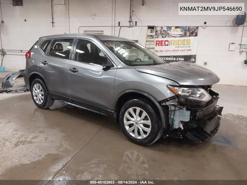 2018 Nissan Rogue S VIN: KNMAT2MV9JP546690 Lot: 40102653