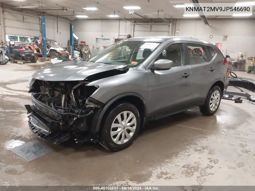 2018 Nissan Rogue S VIN: KNMAT2MV9JP546690 Lot: 40102653