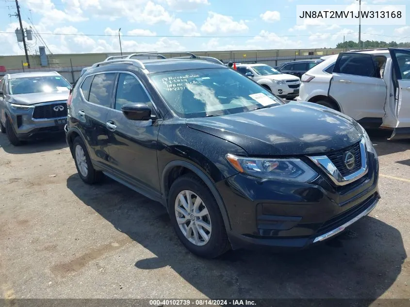 2018 Nissan Rogue Sv VIN: JN8AT2MV1JW313168 Lot: 40102739