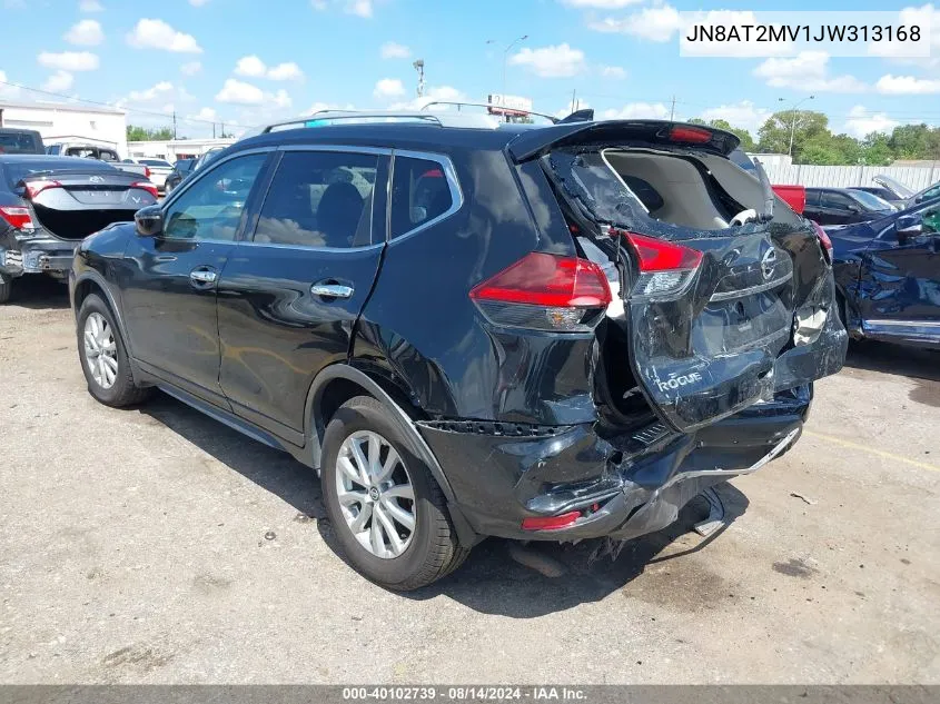 2018 Nissan Rogue Sv VIN: JN8AT2MV1JW313168 Lot: 40102739