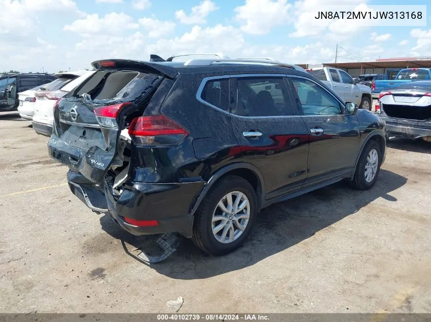 2018 Nissan Rogue Sv VIN: JN8AT2MV1JW313168 Lot: 40102739