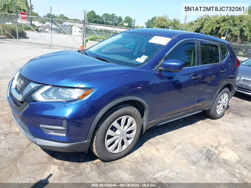 2018 Nissan Rogue S VIN: 5N1AT2MT8JC732061 Lot: 40105846