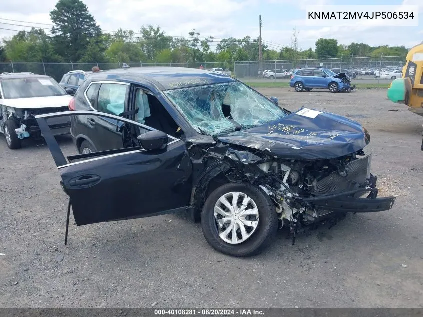 KNMAT2MV4JP506534 2018 Nissan Rogue S/Sv