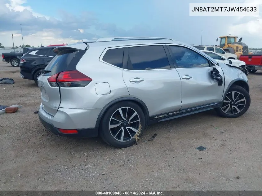 2018 Nissan Rogue Sl VIN: JN8AT2MT7JW454633 Lot: 40109845