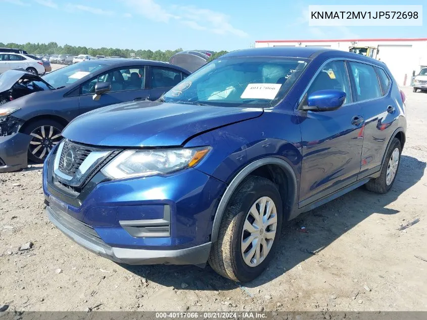 2018 Nissan Rogue S/Sv VIN: KNMAT2MV1JP572698 Lot: 40117066