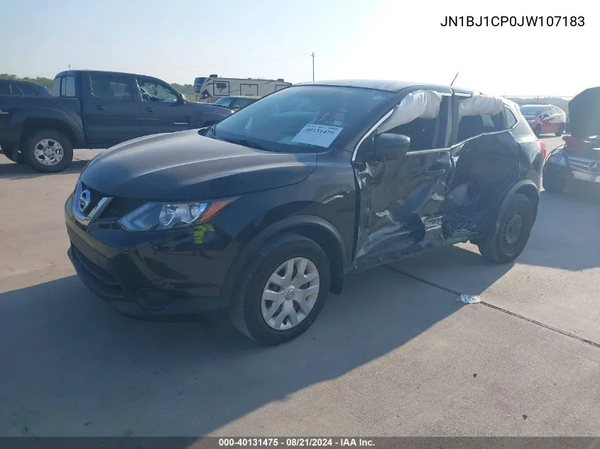 2018 Nissan Rogue Sport S/Sv/Sl VIN: JN1BJ1CP0JW107183 Lot: 40131475