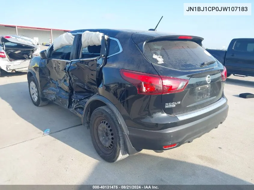 2018 Nissan Rogue Sport S/Sv/Sl VIN: JN1BJ1CP0JW107183 Lot: 40131475