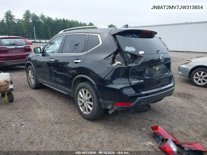 2018 Nissan Rogue Sv VIN: JN8AT2MV7JW313854 Lot: 40133806