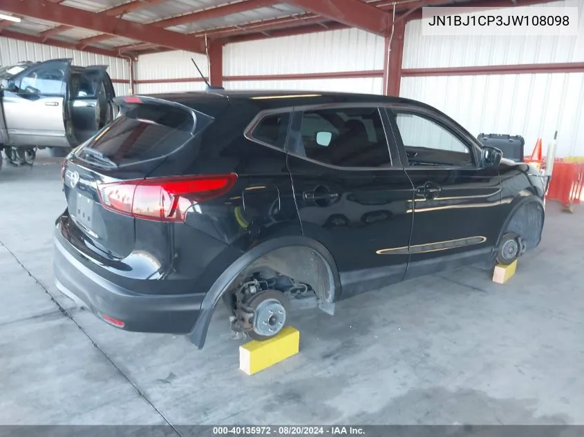 2018 Nissan Rogue Sport S VIN: JN1BJ1CP3JW108098 Lot: 40135972