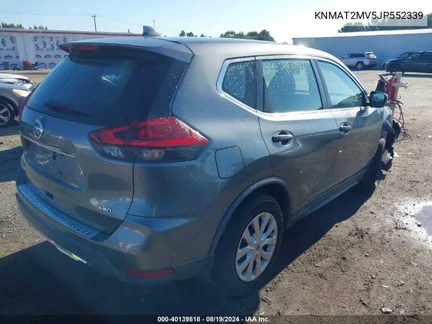 2018 Nissan Rogue S VIN: KNMAT2MV5JP552339 Lot: 40139818