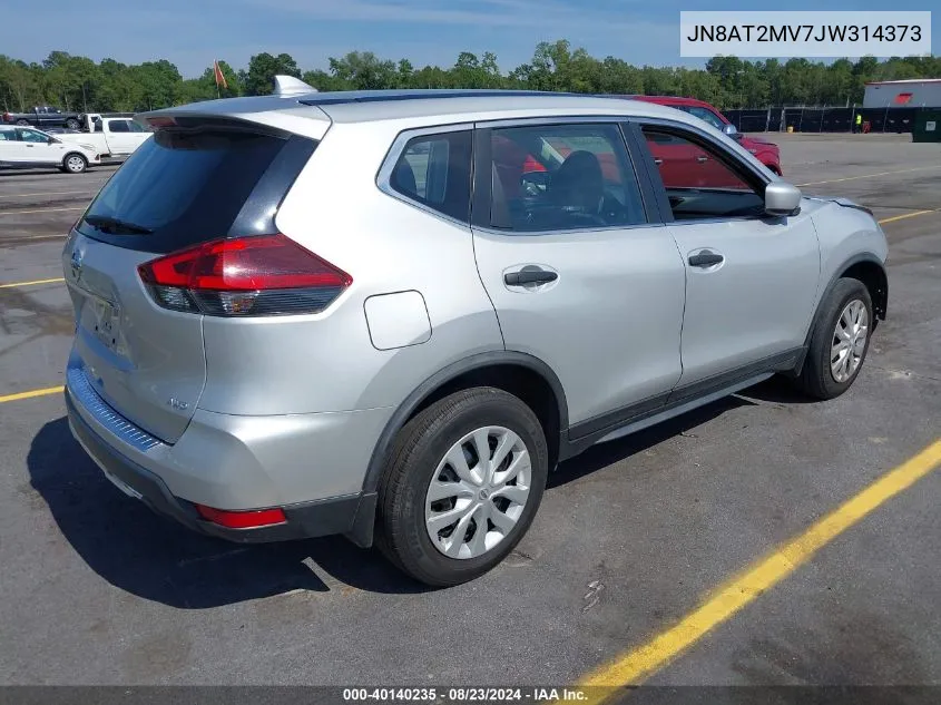 2018 Nissan Rogue S VIN: JN8AT2MV7JW314373 Lot: 40140235