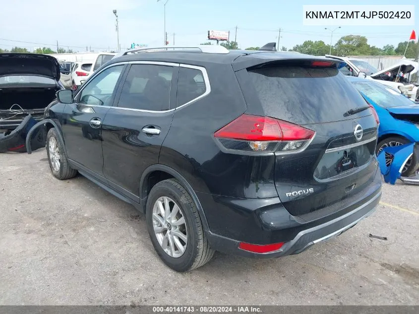 KNMAT2MT4JP502420 2018 Nissan Rogue S/Sv