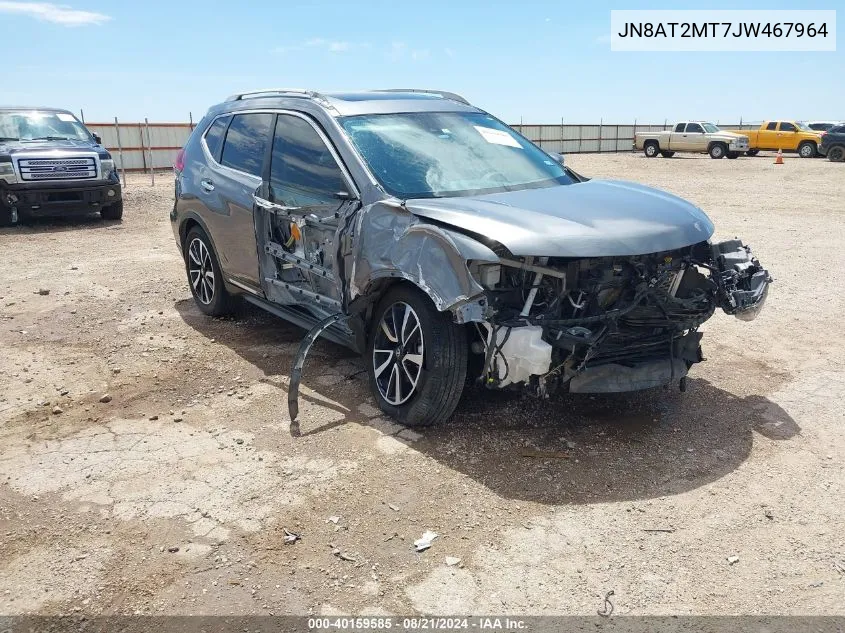 2018 Nissan Rogue Sl VIN: JN8AT2MT7JW467964 Lot: 40159585