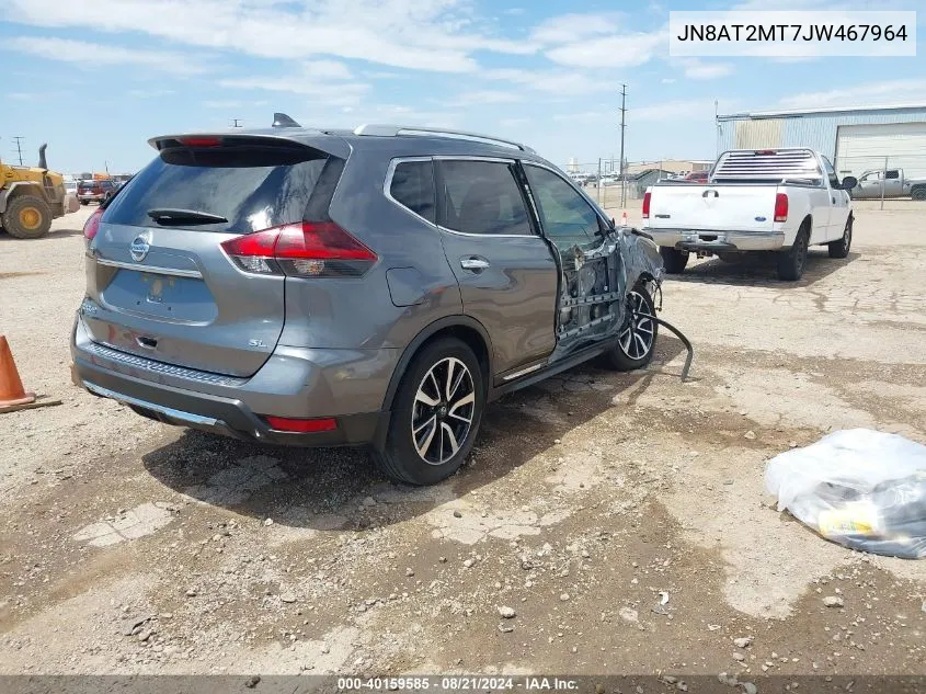 2018 Nissan Rogue Sl VIN: JN8AT2MT7JW467964 Lot: 40159585