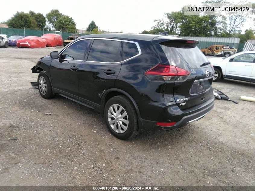 2018 Nissan Rogue S/Sl/Sv VIN: 5N1AT2MT1JC845429 Lot: 40161286