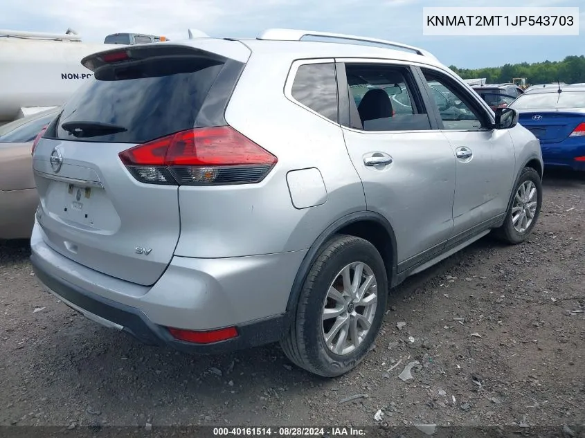 KNMAT2MT1JP543703 2018 Nissan Rogue Sv