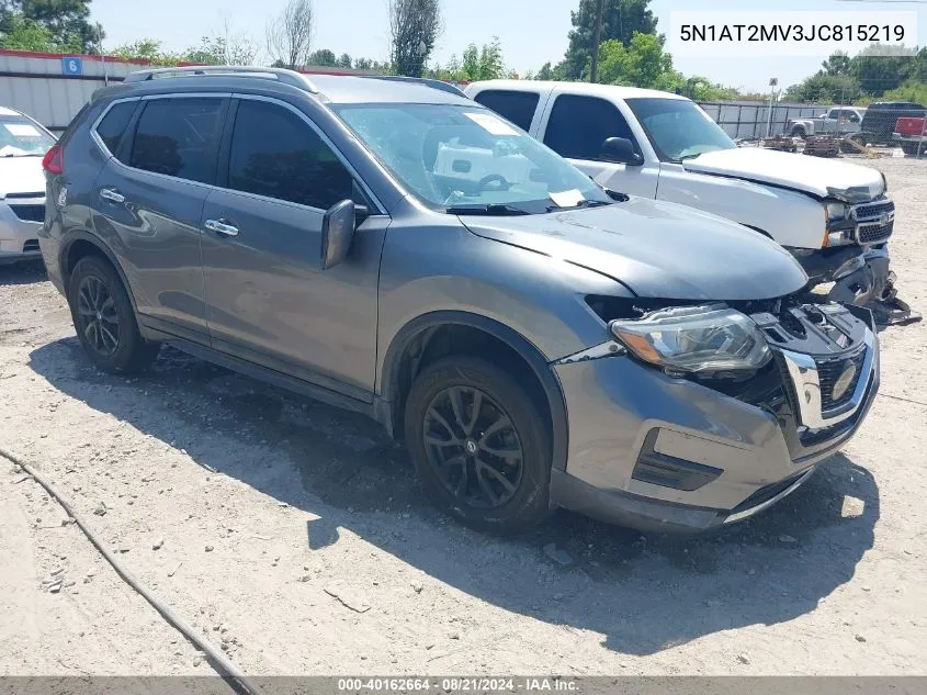 2018 Nissan Rogue Sv VIN: 5N1AT2MV3JC815219 Lot: 40162664