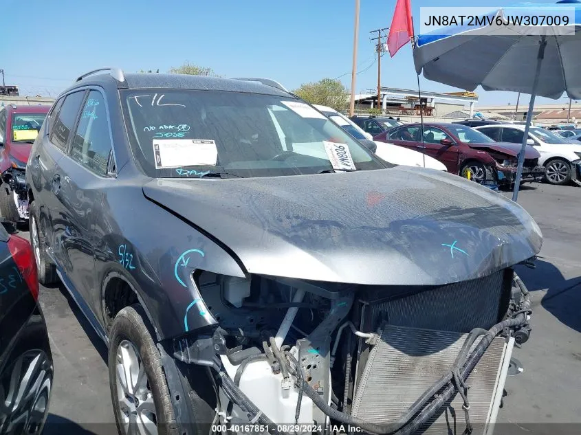 JN8AT2MV6JW307009 2018 Nissan Rogue S/Sl/Sv