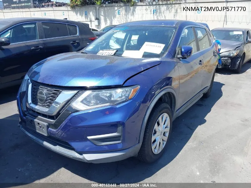 KNMAT2MV0JP571770 2018 Nissan Rogue S