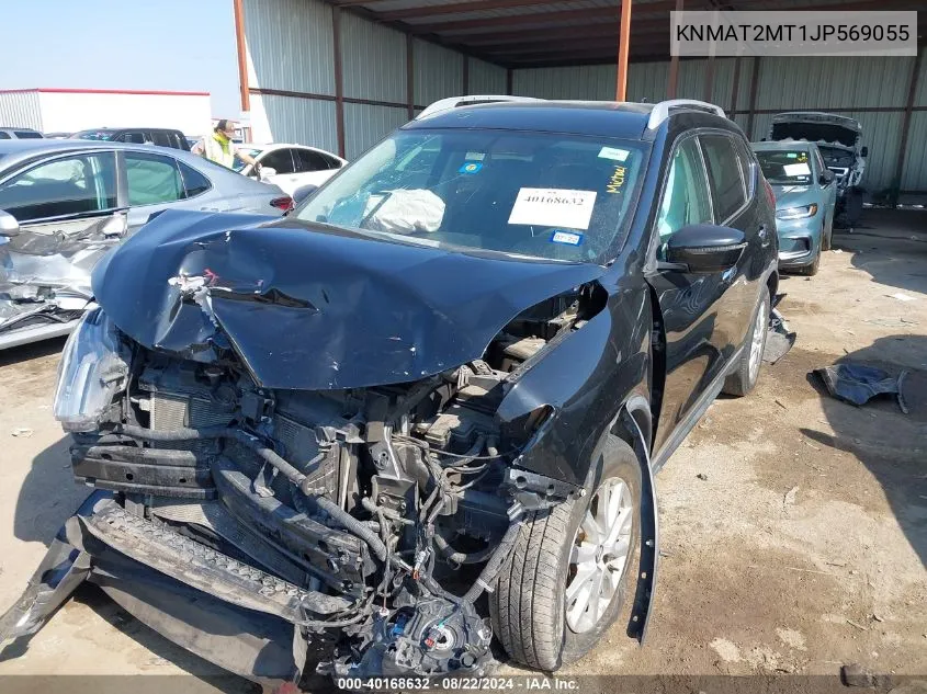 KNMAT2MT1JP569055 2018 Nissan Rogue Sv