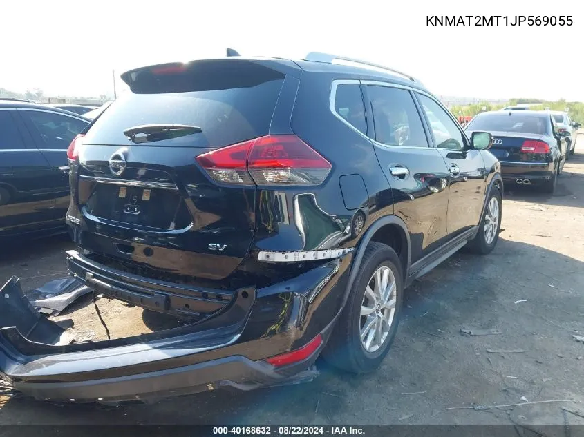 2018 Nissan Rogue Sv VIN: KNMAT2MT1JP569055 Lot: 40168632