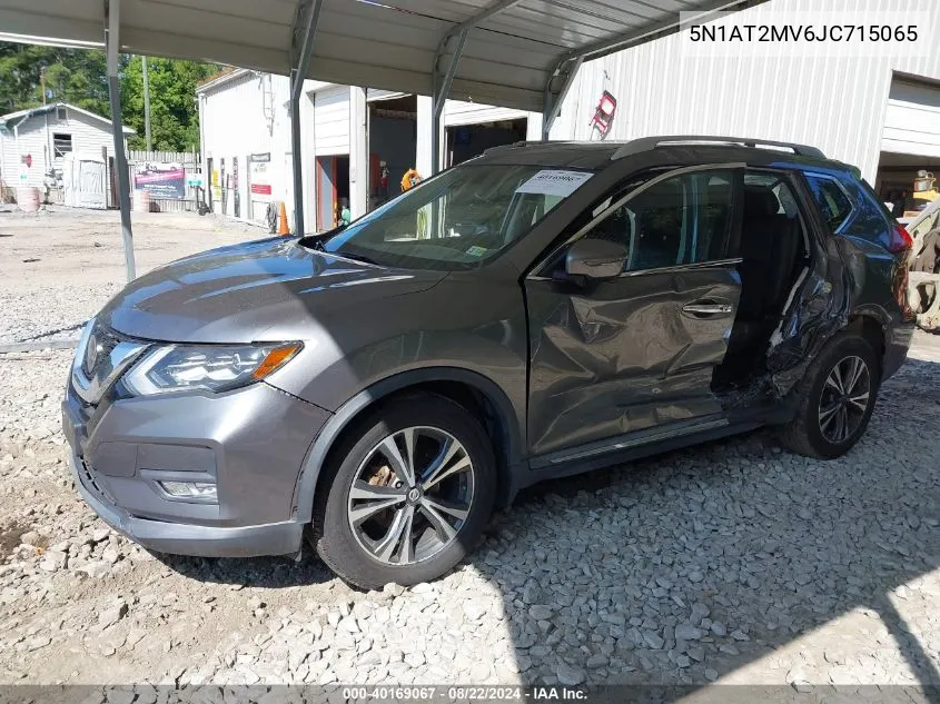 2018 Nissan Rogue Sl VIN: 5N1AT2MV6JC715065 Lot: 40169067