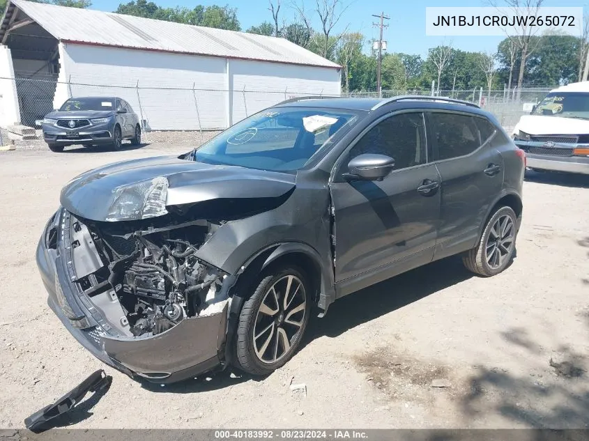 2018 Nissan Rogue Sport Sl VIN: JN1BJ1CR0JW265072 Lot: 40183992