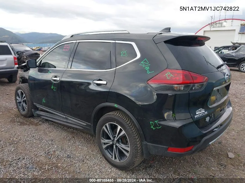 5N1AT2MV1JC742822 2018 Nissan Rogue Sl