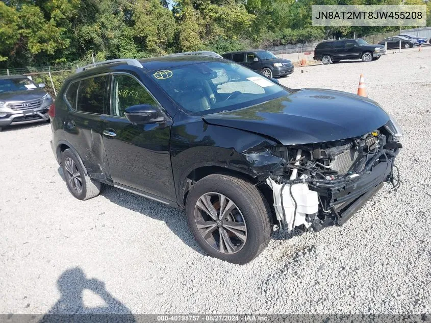 2018 Nissan Rogue Sl VIN: JN8AT2MT8JW455208 Lot: 40198757