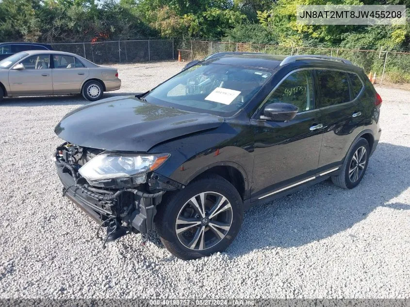 2018 Nissan Rogue Sl VIN: JN8AT2MT8JW455208 Lot: 40198757