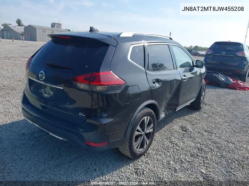 2018 Nissan Rogue Sl VIN: JN8AT2MT8JW455208 Lot: 40198757