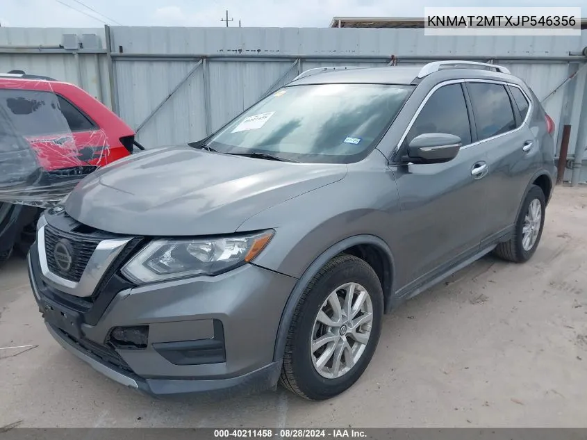 KNMAT2MTXJP546356 2018 Nissan Rogue S/Sv