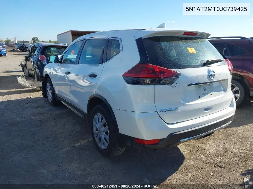 5N1AT2MT0JC739425 2018 Nissan Rogue S/Sl/Sv