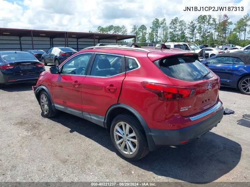 2018 Nissan Rogue Sport Sv VIN: JN1BJ1CP2JW187313 Lot: 40221237