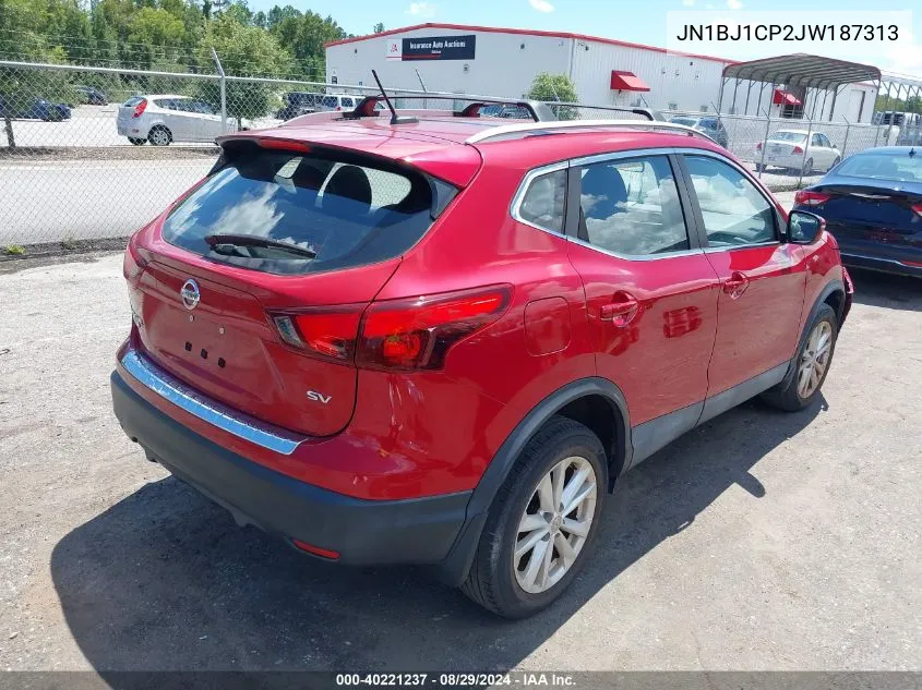 JN1BJ1CP2JW187313 2018 Nissan Rogue Sport Sv