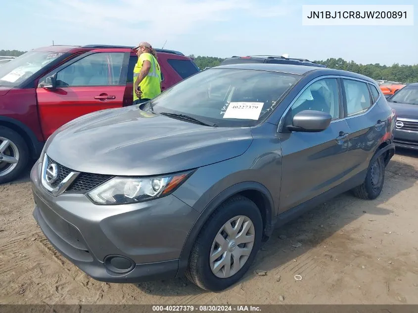 2018 Nissan Rogue Sport S VIN: JN1BJ1CR8JW200891 Lot: 40227379