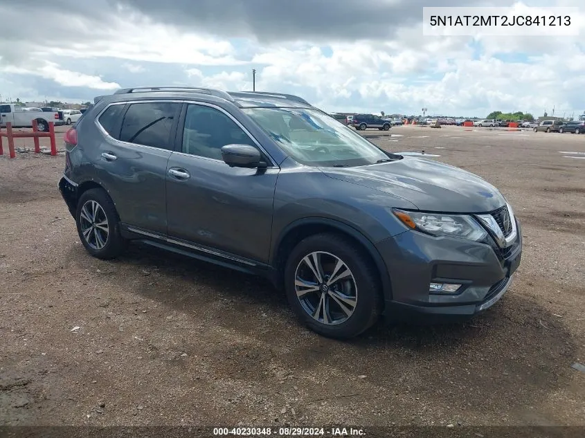 2018 Nissan Rogue Sl VIN: 5N1AT2MT2JC841213 Lot: 40230348