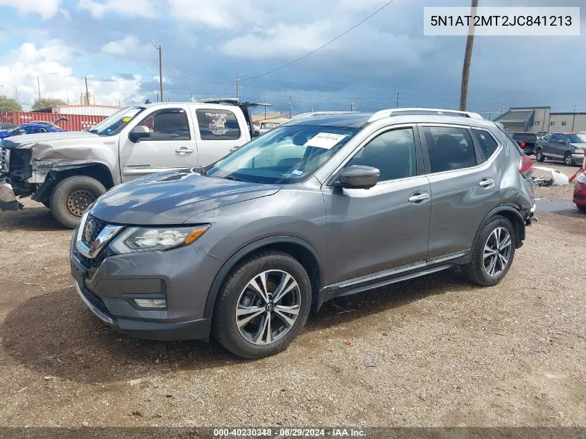 2018 Nissan Rogue Sl VIN: 5N1AT2MT2JC841213 Lot: 40230348