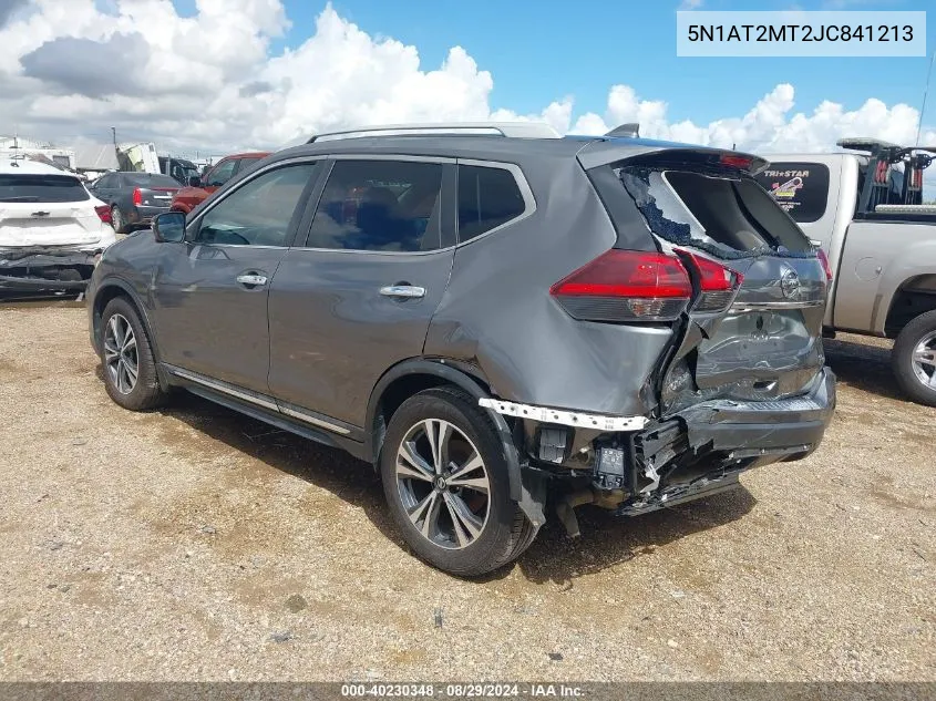 2018 Nissan Rogue Sl VIN: 5N1AT2MT2JC841213 Lot: 40230348