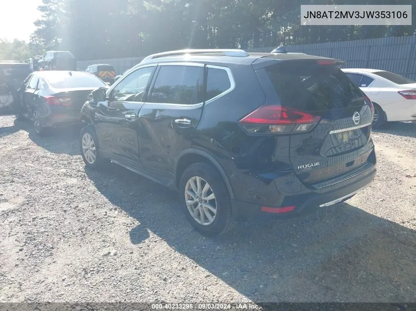 JN8AT2MV3JW353106 2018 Nissan Rogue Sv