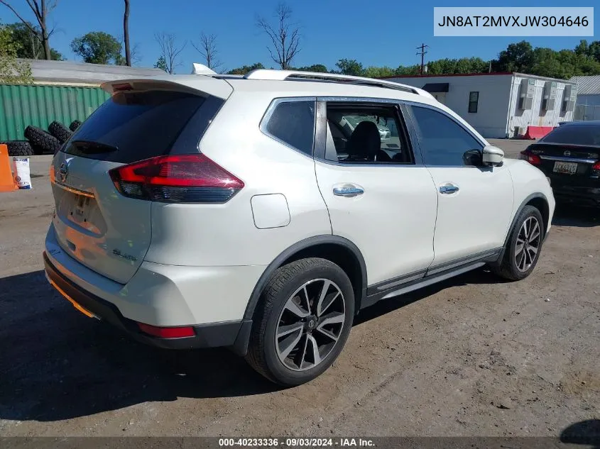 2018 Nissan Rogue Sl VIN: JN8AT2MVXJW304646 Lot: 40233336