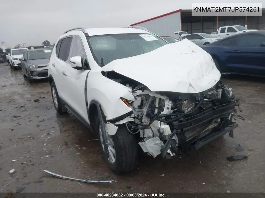 KNMAT2MT7JP574261 2018 Nissan Rogue Sv