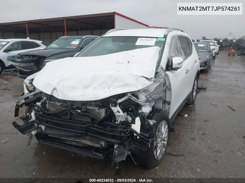 KNMAT2MT7JP574261 2018 Nissan Rogue Sv