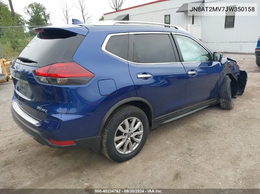 JN8AT2MV7JW350158 2018 Nissan Rogue Sv