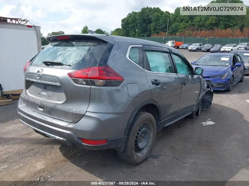 5N1AT2MV0JC729074 2018 Nissan Rogue S