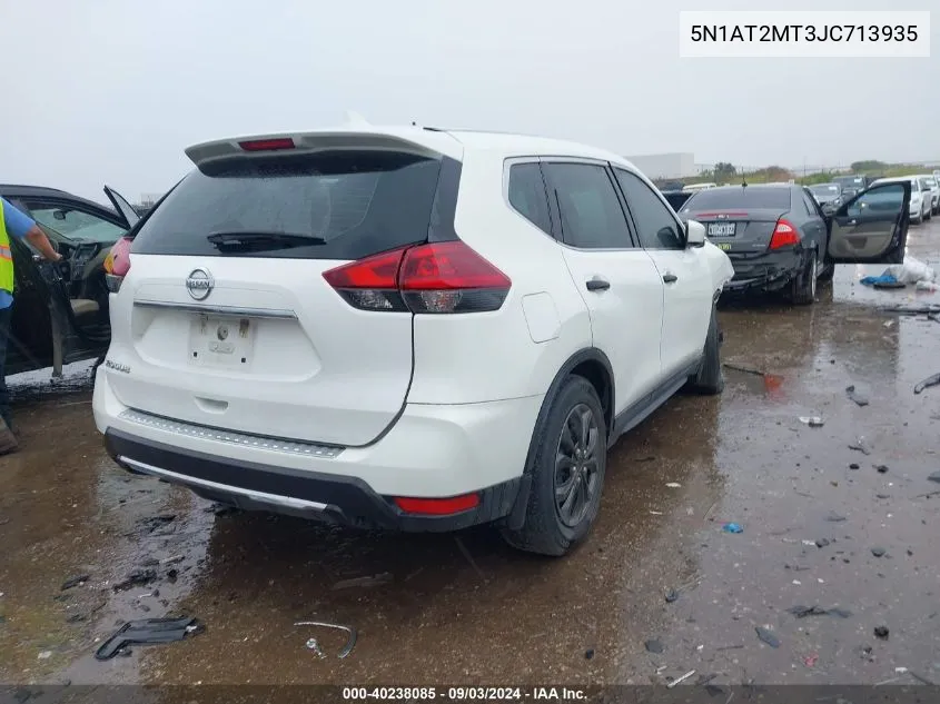 2018 Nissan Rogue S VIN: 5N1AT2MT3JC713935 Lot: 40238085